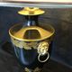 Large baluster lamp - Golden Lions and white and gilded ledleches - Hotel Paris