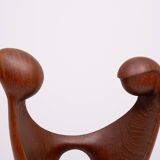 Teak Sculpture by Simon Randers 1960s Denmark