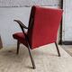 Fauteuil lounge Tatra vintage mi-siècle en bois cintré tchèque