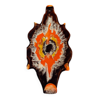 Vallauris flamed ceramic centerpiece