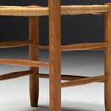 "Bauche" Dining Chairs by Charlotte Perriand for Steph Simon, France, 1950s