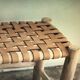 Banc bois et cuir