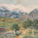 Original Swedish Oil on Canvas – "Landscape" by S. Högfeldt – Signed – Vintage and Framed – 48 × 36 cm (18.9" × 14.2")