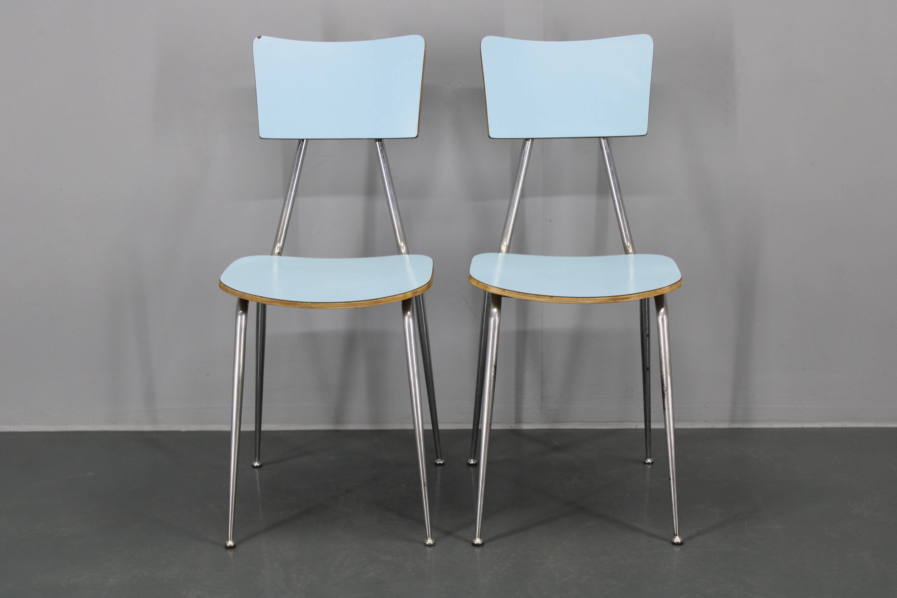 1970s Set of Five Dining Chairs , Italy