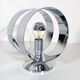 Vintage Table Lamp • Rings • Steel • Space Age • 1970