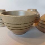 4 ear bowls in Sarreguemines sandstone