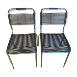 Pair of scoubidou chairs
