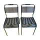 Paire de chaises scoubidou