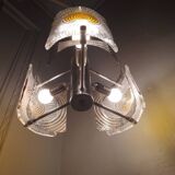 Murano glass pendant chandelier zuccheri mazzega ceiling light wine light fixture