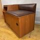 Mid-Century Retro Vintage Teak Telephone Seat / Bench by Chippy Heath 1960