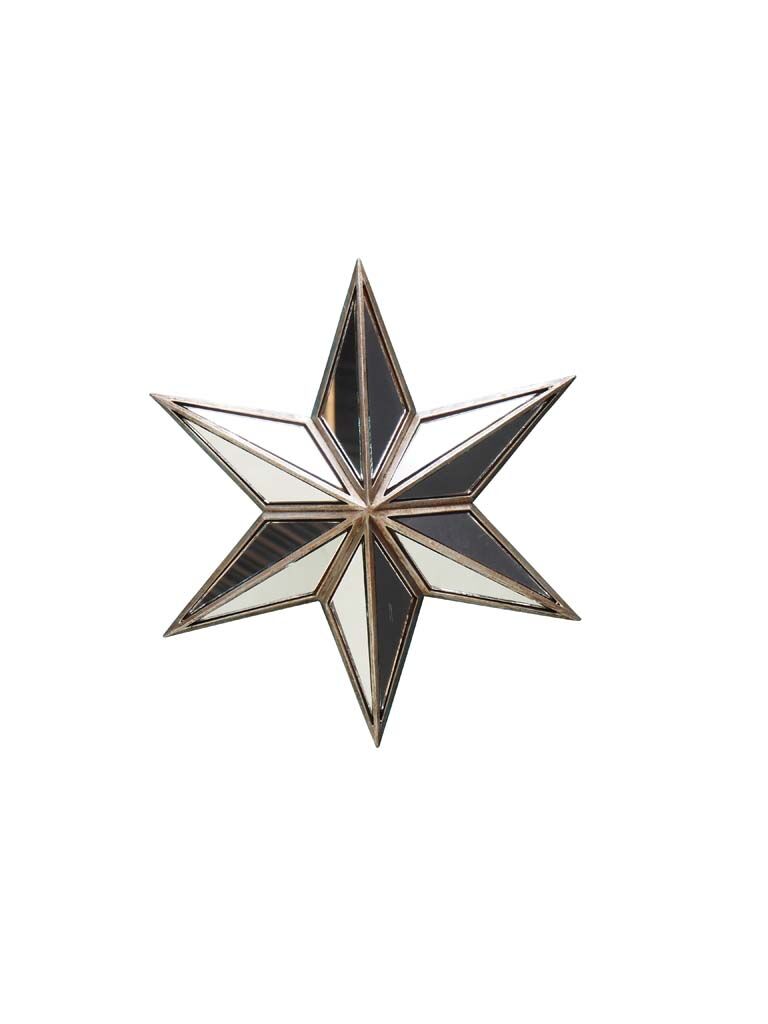 28 cm silver star mirror