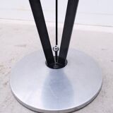 Set of 4 stools Model "Dry Martin" by Pedro Miralles for Akaba in metal and leather, 1980