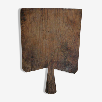 Old wooden meat cutting board - 295 x 402 x 30 mm