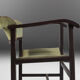 Art deco armchair in black and green ca.1930