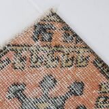 7x10 Pumpink Orange & Black Persian Rug, 208x316Cm