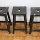 Black oak stool 460mm