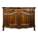 Louis XV style Provencal sideboard in solid walnut circa 1900