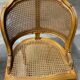 Louis 15 style cane armchair