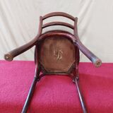 Vintage wooden bistro chair