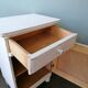 Pair of vintage wooden bedside tables