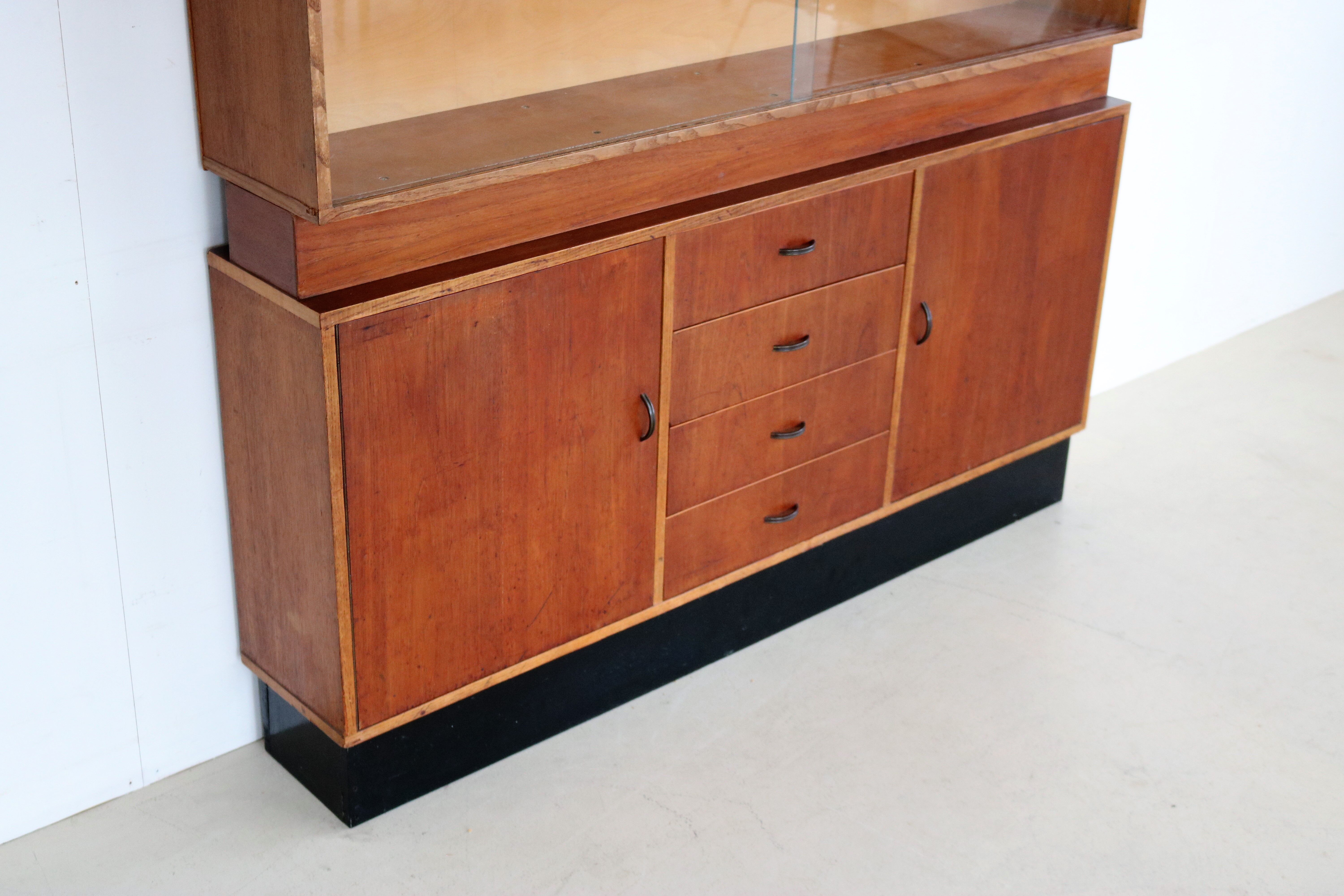 vintage display cabinet