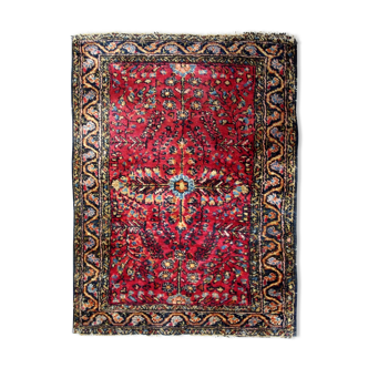 Tapis ancien persan sarouk fait main 67x 109cm, 1920