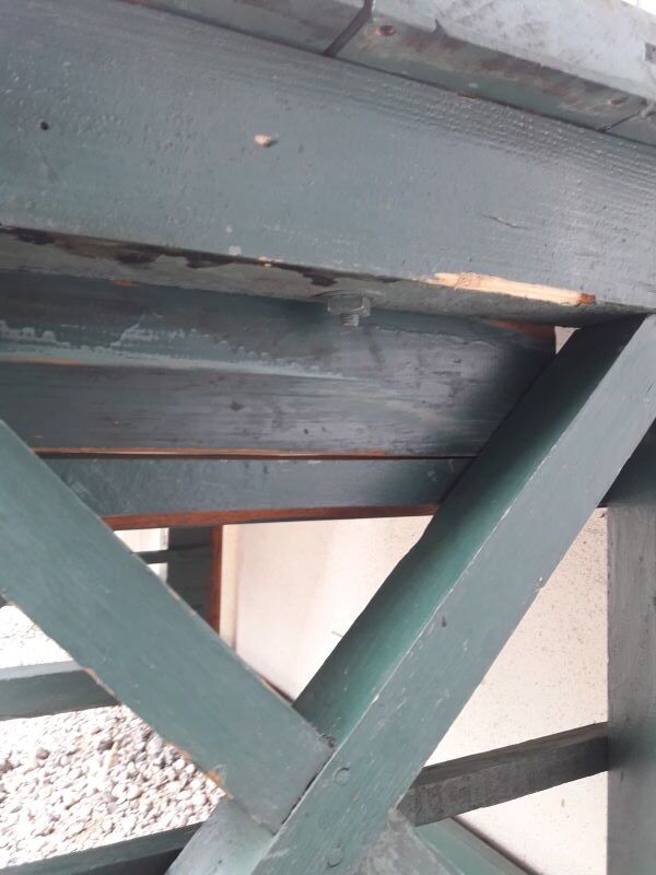 Établi industriel d'atelier 4m ancien