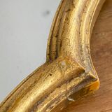 Old rocaille gilded mirror