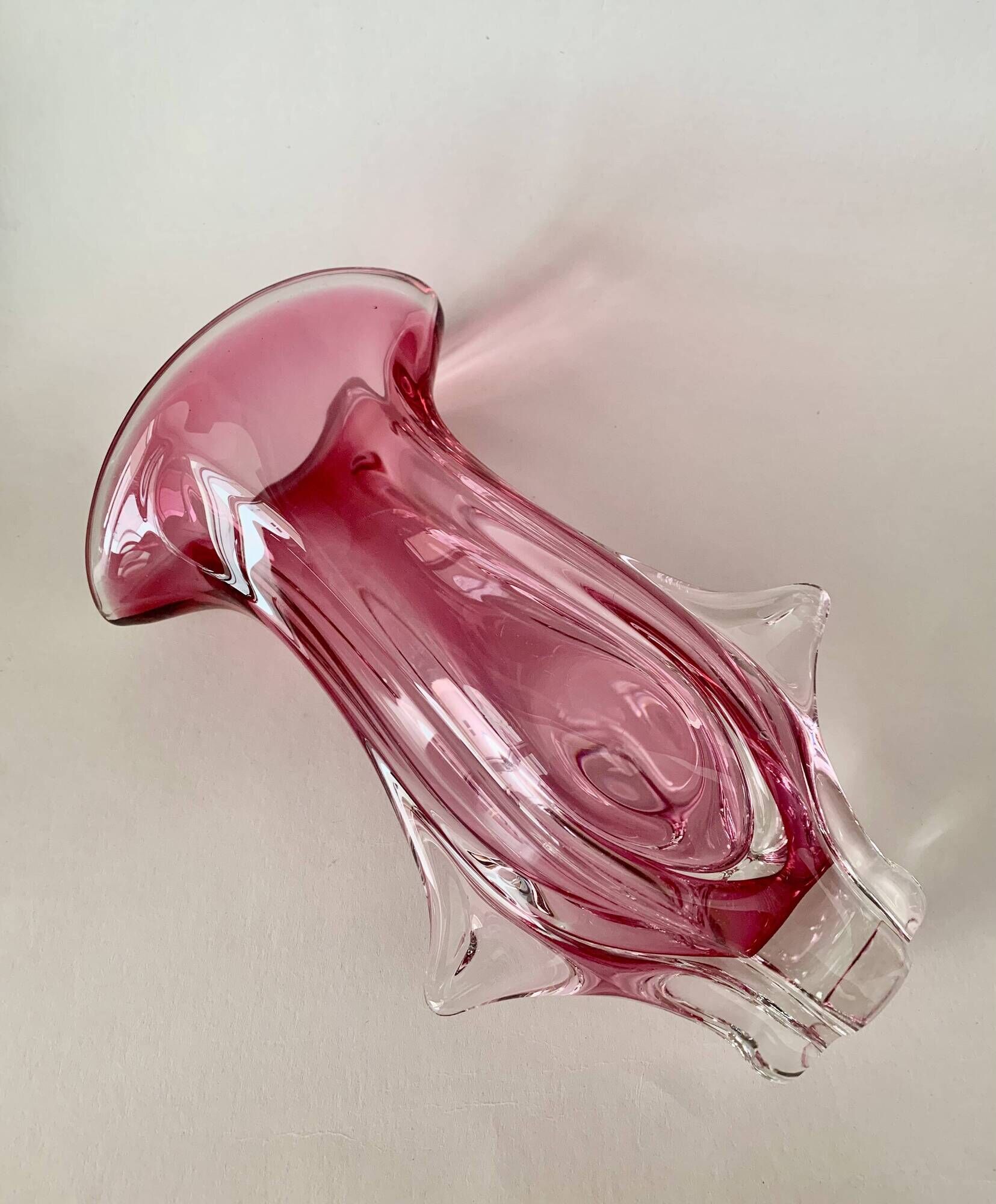 Vase by J. Hospodka for Chribska Sklarna, Czechoslovakia, 1960s
