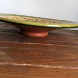 Glazed terracotta dish