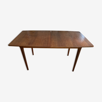 Table à manger extensible scandinave teck