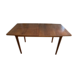 Scandinavian stretch teak dining table