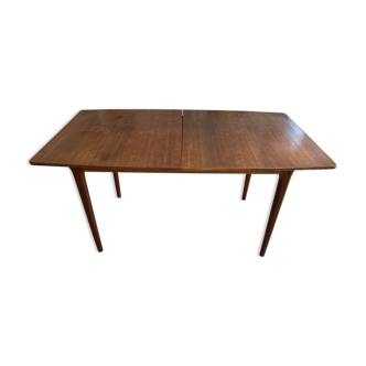 Scandinavian stretch teak dining table