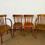 Set of bentwood armchairs and chairs