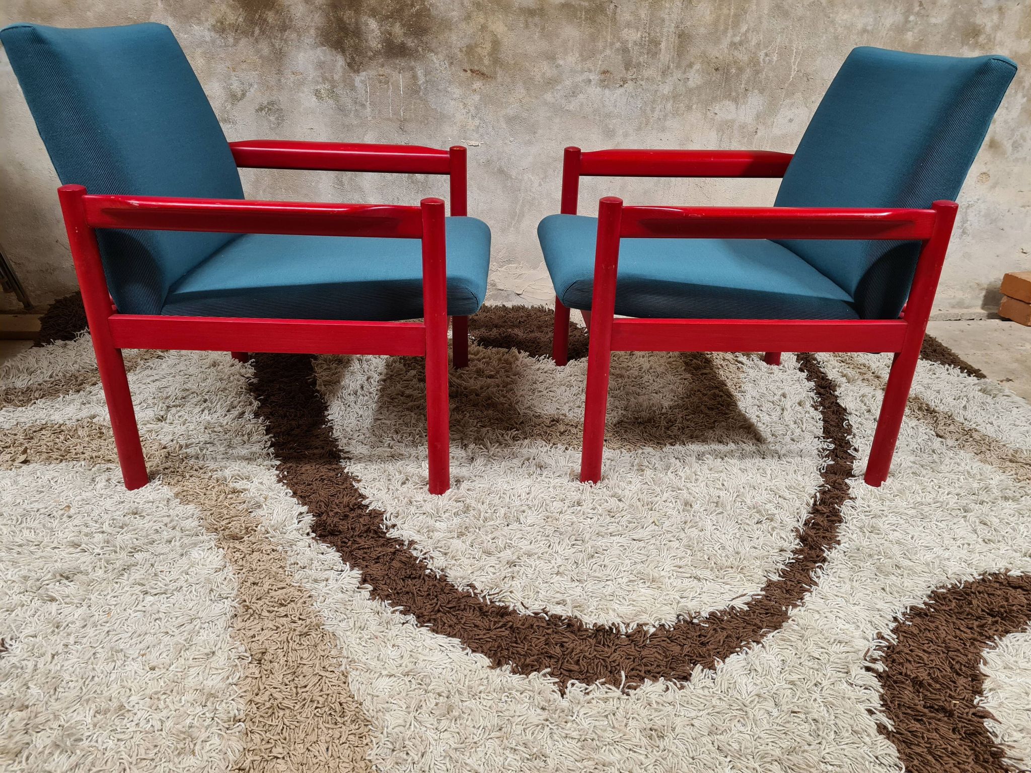 Pair of armchairs year 1960 vintage