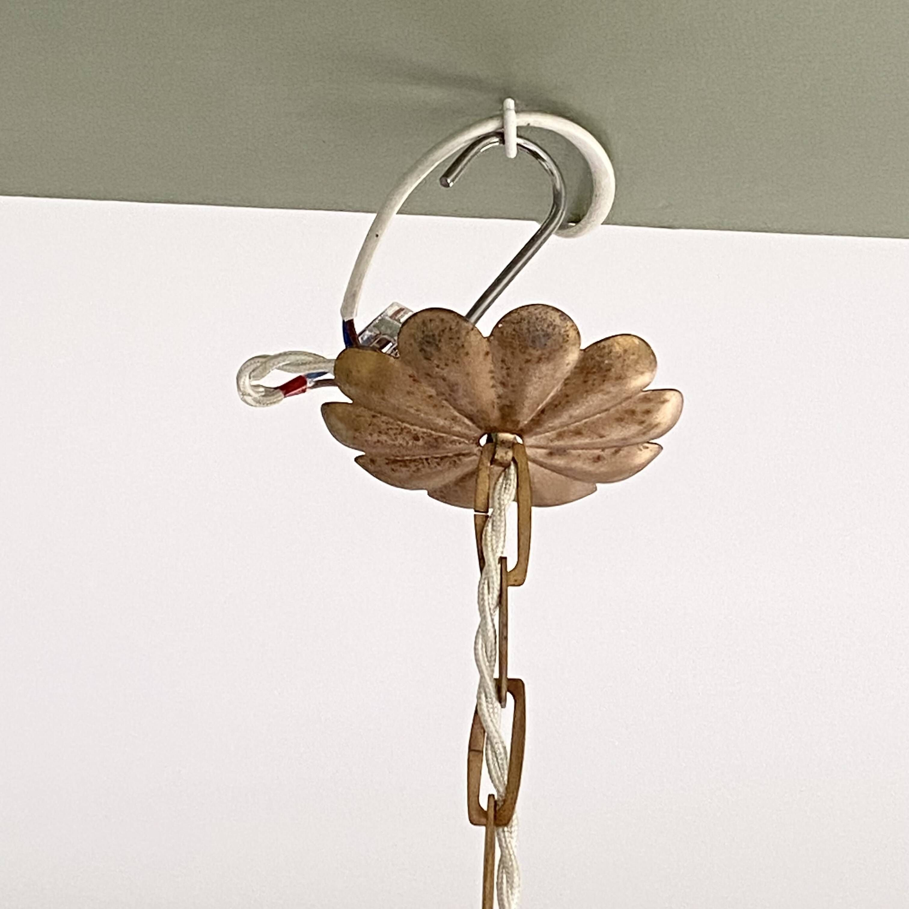 Murano glass cage chandelier pendant light, Venetian lantern style