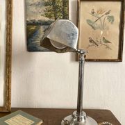 Art Deco industrial style chrome desk lamp – workshop lamp