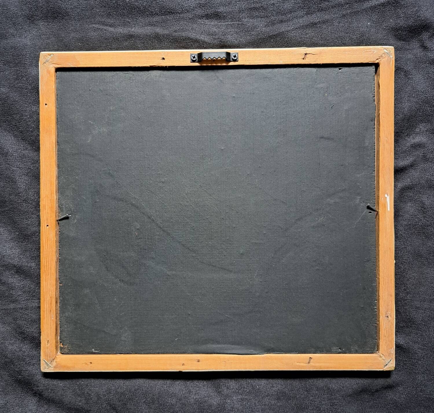 Impressionist painting, Oil on wood early 20th century, romantic landscape.