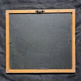 Impressionist painting, Oil on wood early 20th century, romantic landscape.