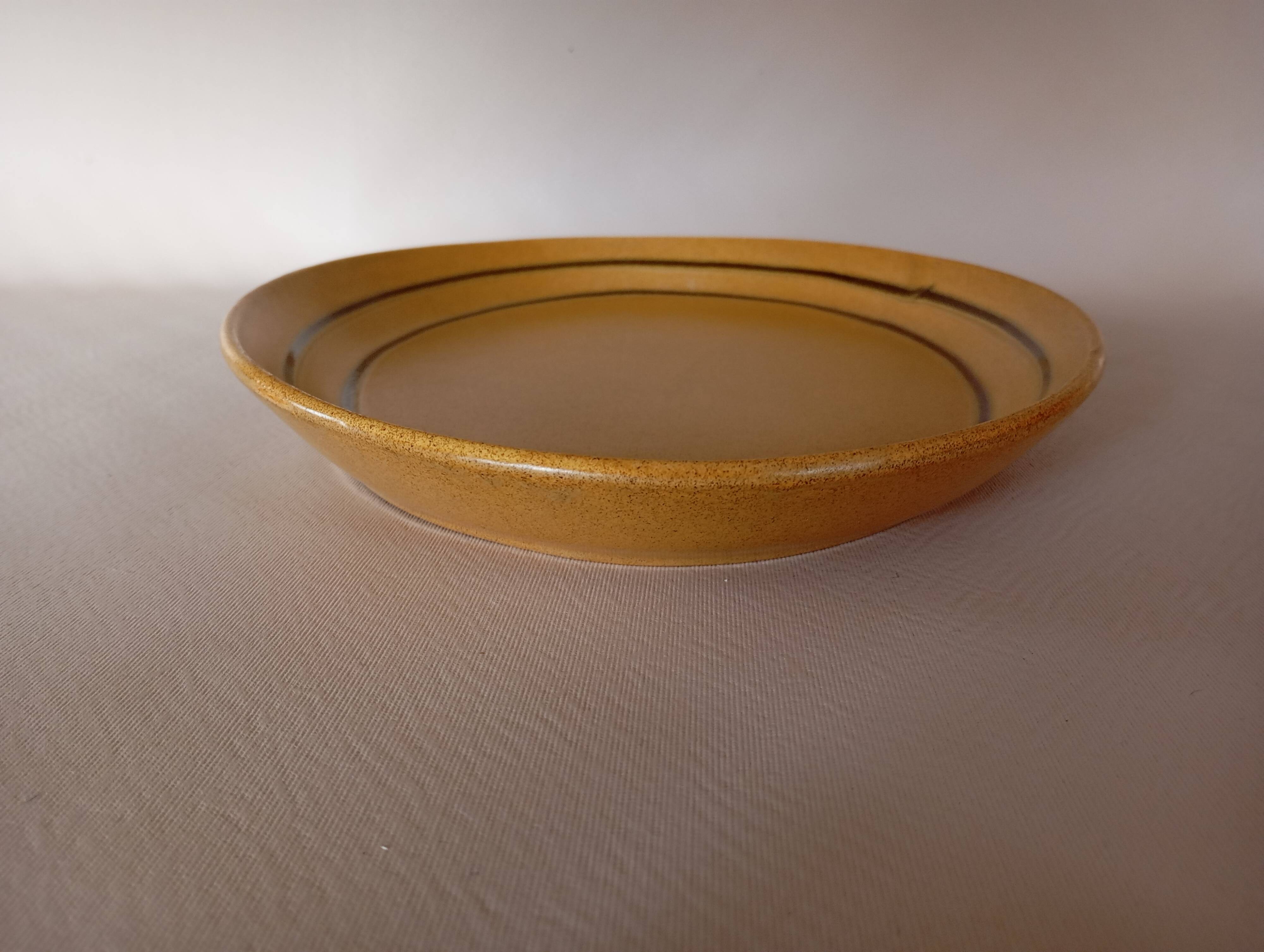 Oval dish Sarreguemines "Chaumière"
