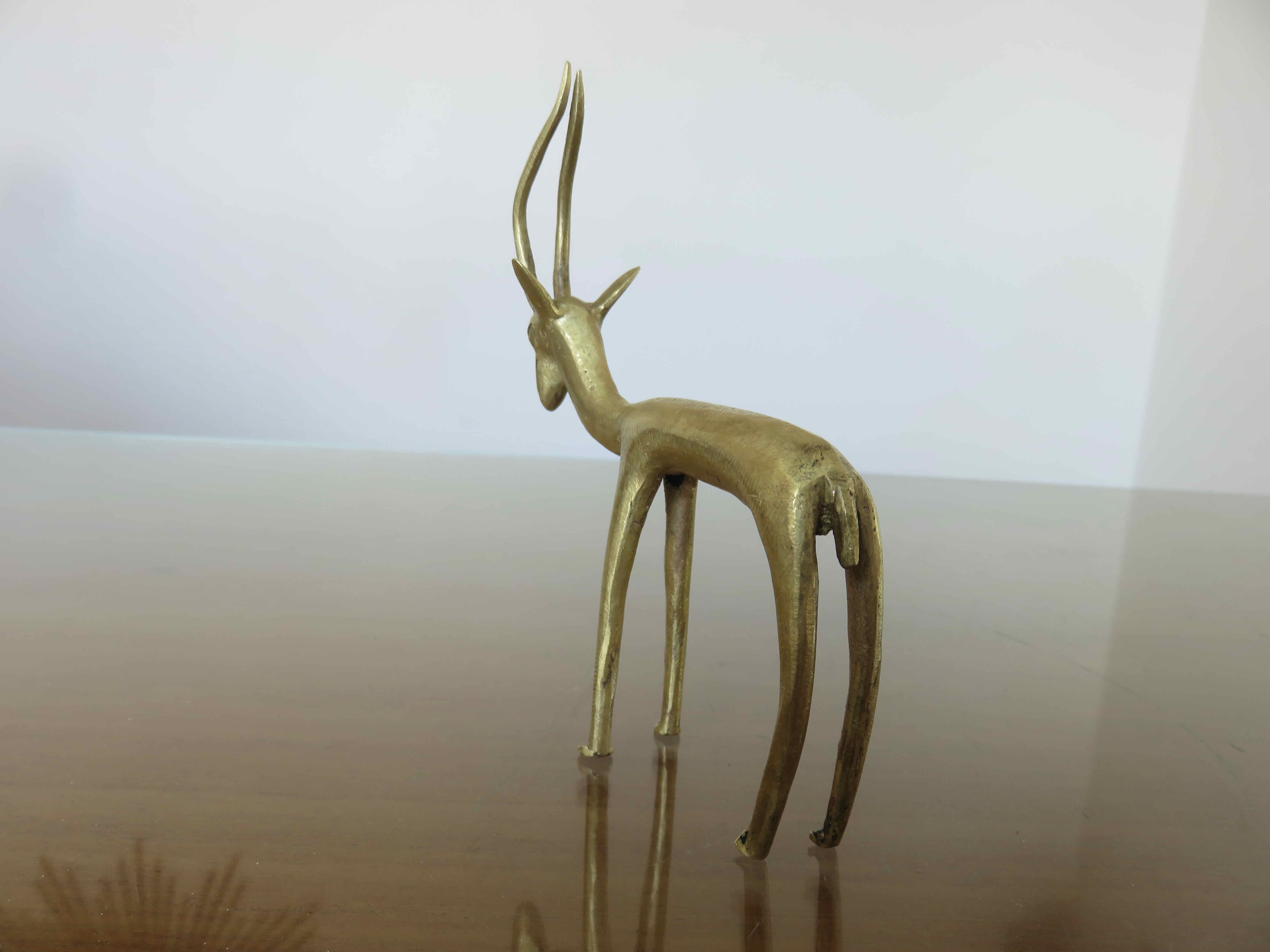 Brass ane and gazelle 70s