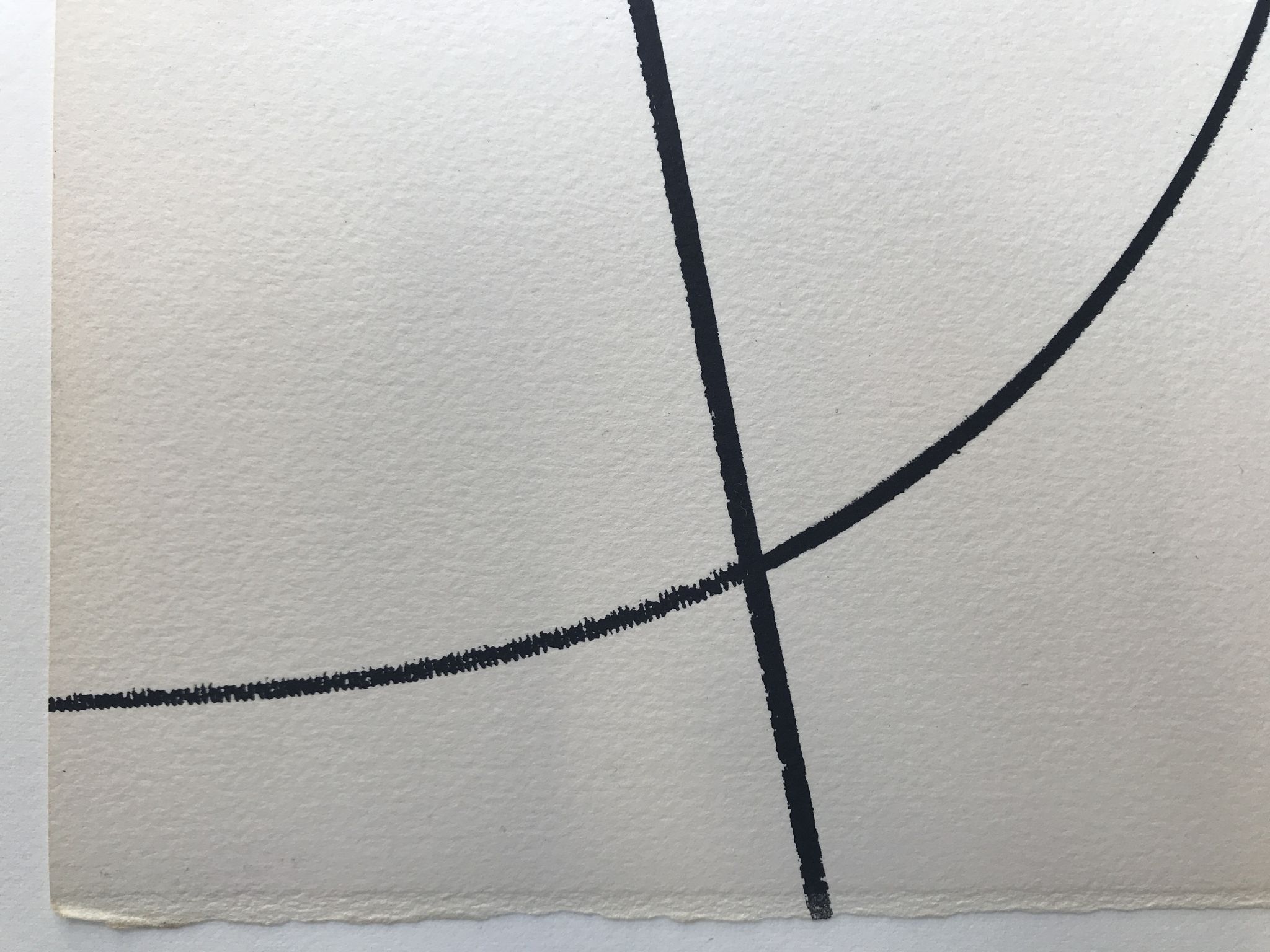 Lithographie originale de Hans Hartung, Sans titre 4