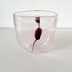 Bubble glass vase Kosta Boda Sweden 1980