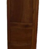 Showcase 1 glass door in solid cherry wood with sculpture - Very good condition