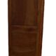 Showcase 1 glass door in solid cherry wood with sculpture - Very good condition