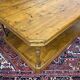19th-century work table in English pine.