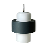 Philips suspension by Louis Kalff. Opaline and metal. 1960