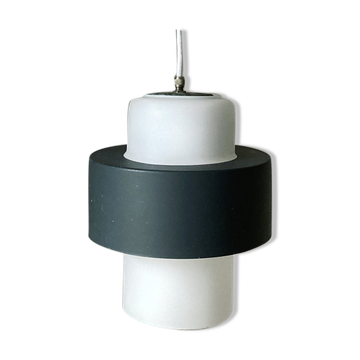 Philips suspension by Louis Kalff. Opaline and metal. 1960