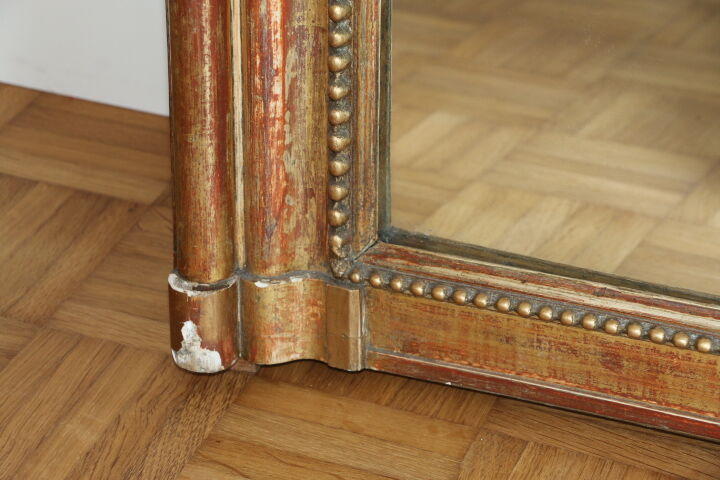Miroir doré ancien