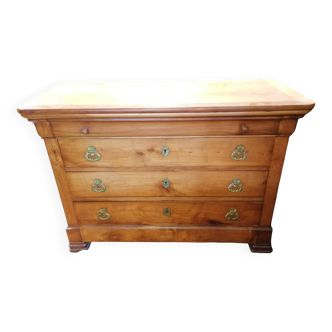 Commode 4 tirroirs style Louis Phillipe